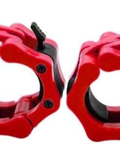 GW Tech Barbell Clamps 2 pulgadas, Collares de -Rojo