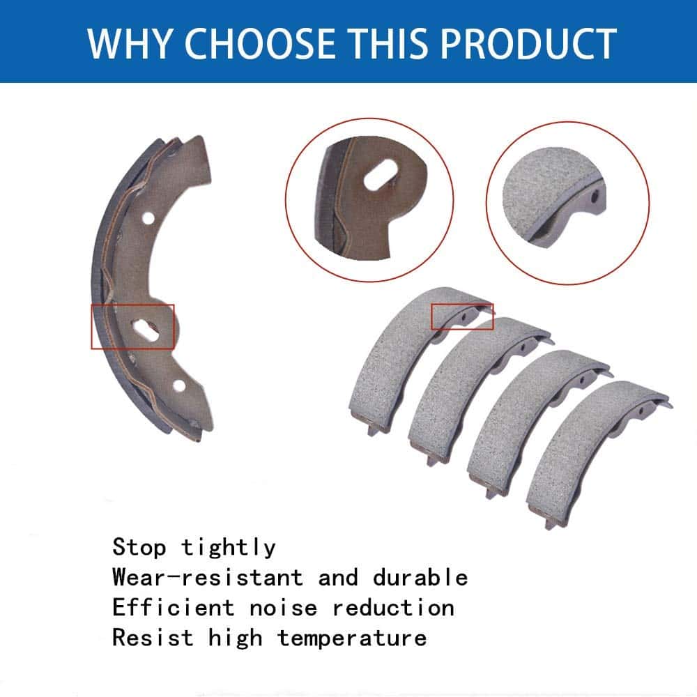 Conjunto de zapatas de freno 2 WD para ambas ruedas, - Imagen 7