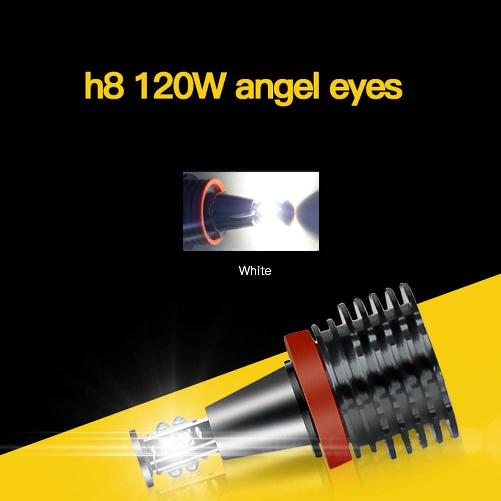 APMAT H8 Luces de Angel Eyes Halo LED Bombilla Compatible - Imagen 7