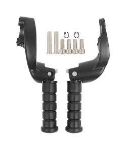 Worldmotop Reposapiés de pasajero trasero para motocicletas