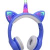 YUSONIC Unicorn Kids Bluetooth Headphones, 15 Horas de