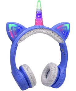YUSONIC Unicorn Kids Bluetooth Headphones, 15 Horas de
