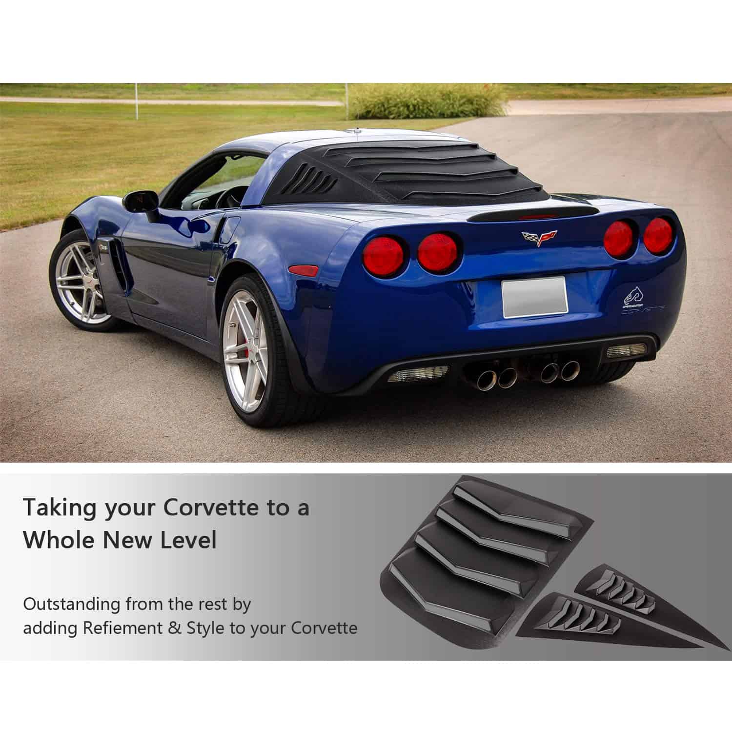 Yoursme Rejillas de Ventana Trasera y Lateral Parabrisas - Imagen 6