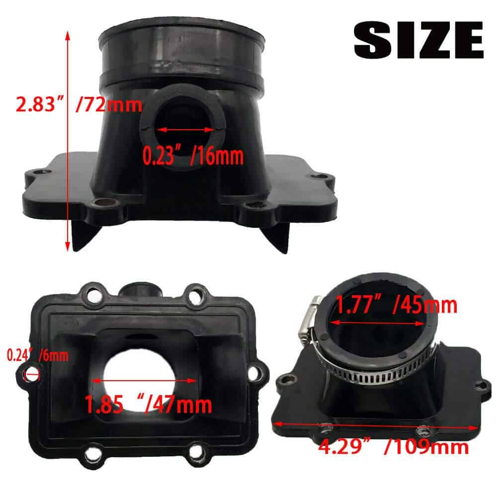 SEMOLTO Intake Manifold del carburador, Adaptador del - Imagen 3