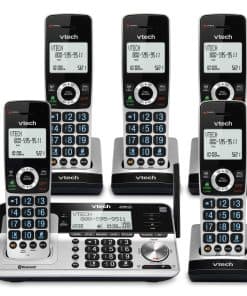 Teléfono inalámbrico VTech VS113-5 de rango extendido con 5