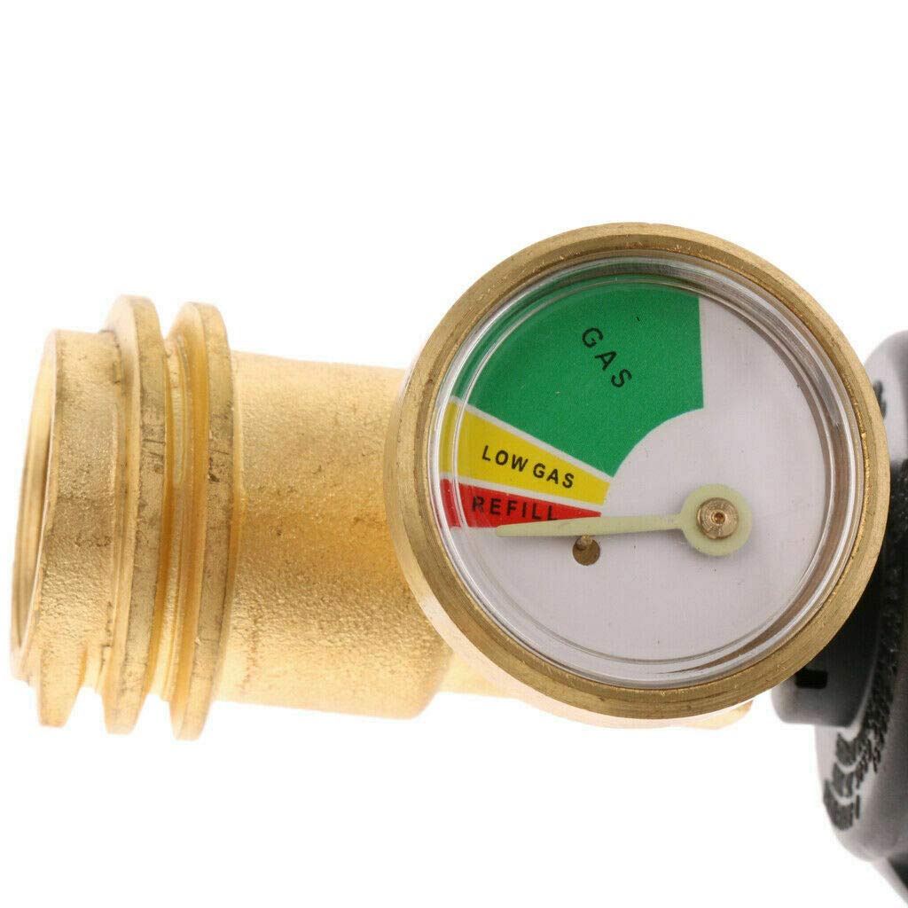 Adaptador de Cilindro de Propano MACHSWON Con Medidor de - Imagen 9