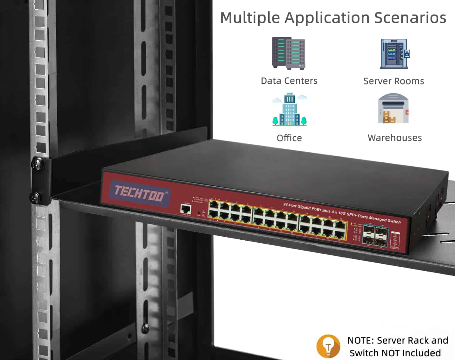 Repisa Universal TECHTOO Vented Cantilever - 16" Profundo - Imagen 5