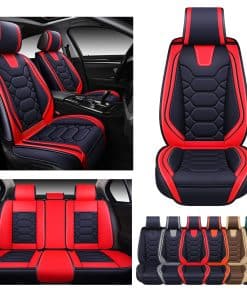 Cubiertas de Asiento para Automóvil OASIS -Negro y Rojo