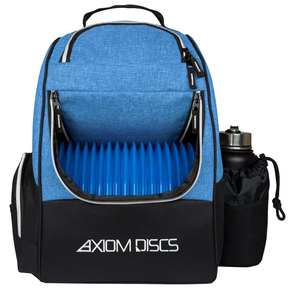 Mochila de Disc Golf Axiom Discs Shuttle (Azul Jaspeado)