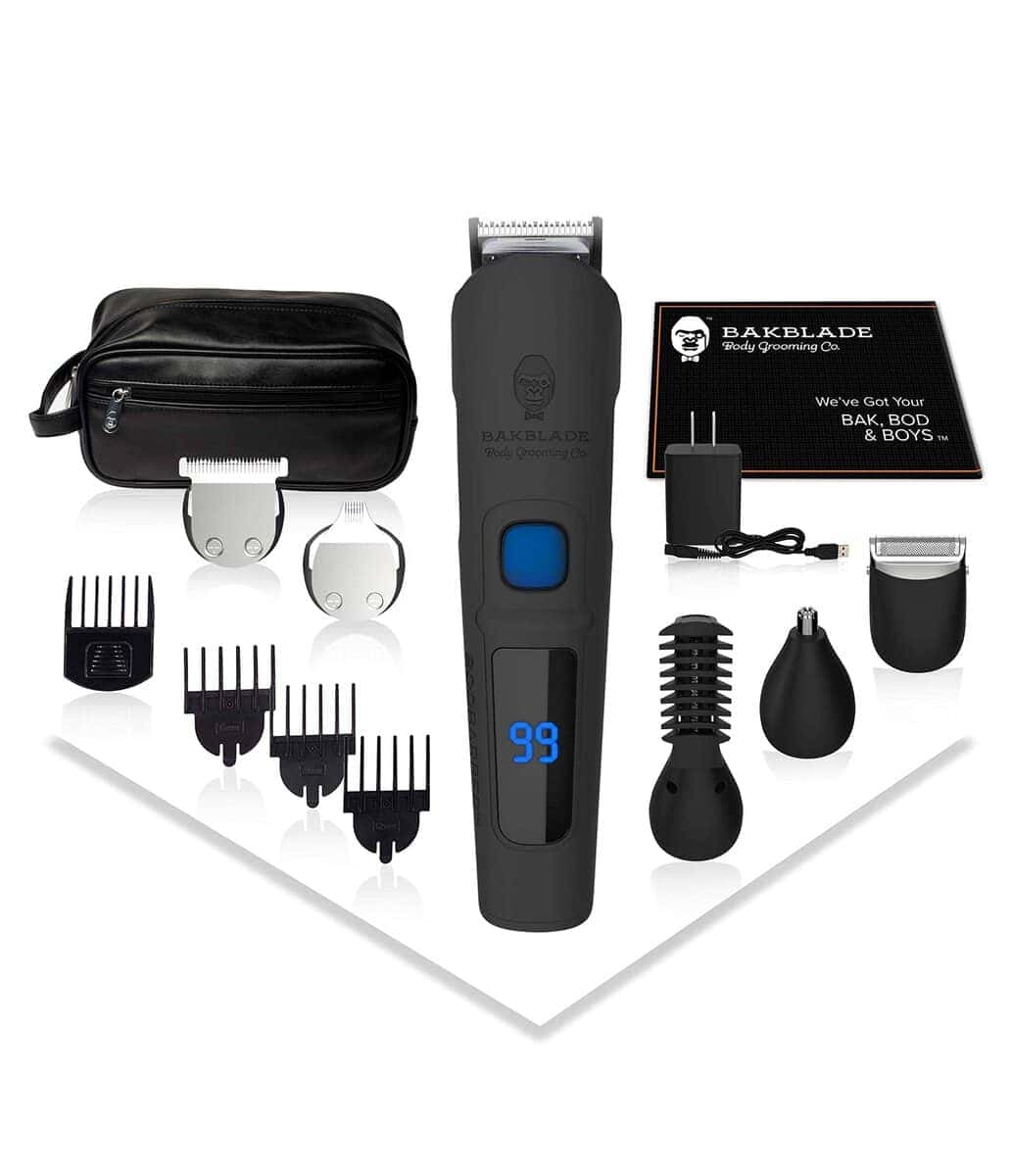 baKblade 11 en 1 Kit de Aseo para Hombres - BODBARBER -