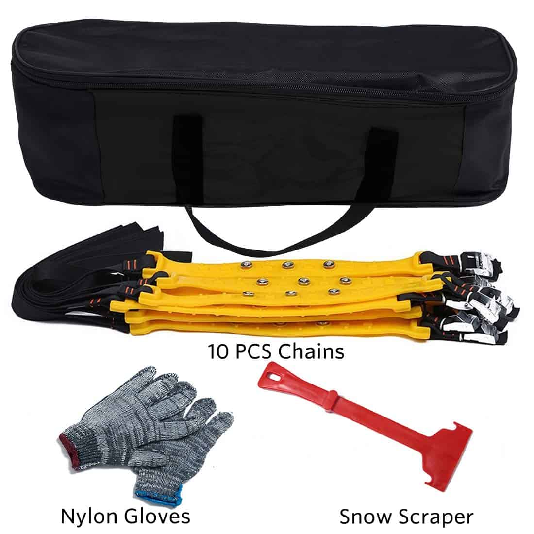 Cadenas antideslizantes para nieve ajustables universales - Imagen 10