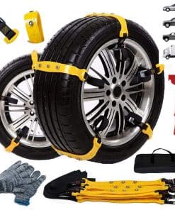 Cadenas antideslizantes para nieve ajustables universales