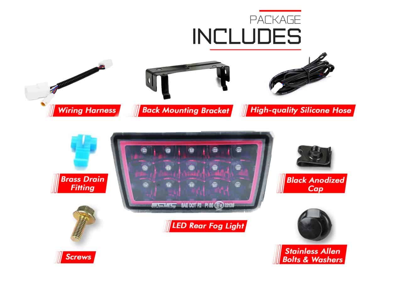 GAZOZ PERFORMANCE F1 Hyper 4th Brake Light Fog Para 15-21 - Imagen 8