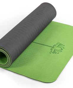 Tapete de Yoga Antideslizante, Tapetes de -Verde Vibrante y