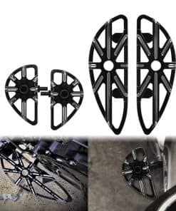 HDBUBALUS Conjunto de Reposapiés para Motocicleta Tablones