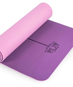 Tapete de Yoga Antideslizante, Tapetes de -Orquídea y Rosa