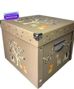 Caja de recuerdos para bebés GroWings - Gran almacenamiento