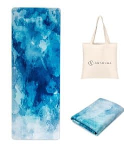 Tapete de viaje de yoga SNAKUGA, tapete de ejercicio
