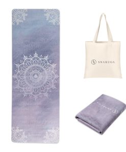 Tapete de Yoga de Viaje SNAKUGA, Tapete de Ejercicio