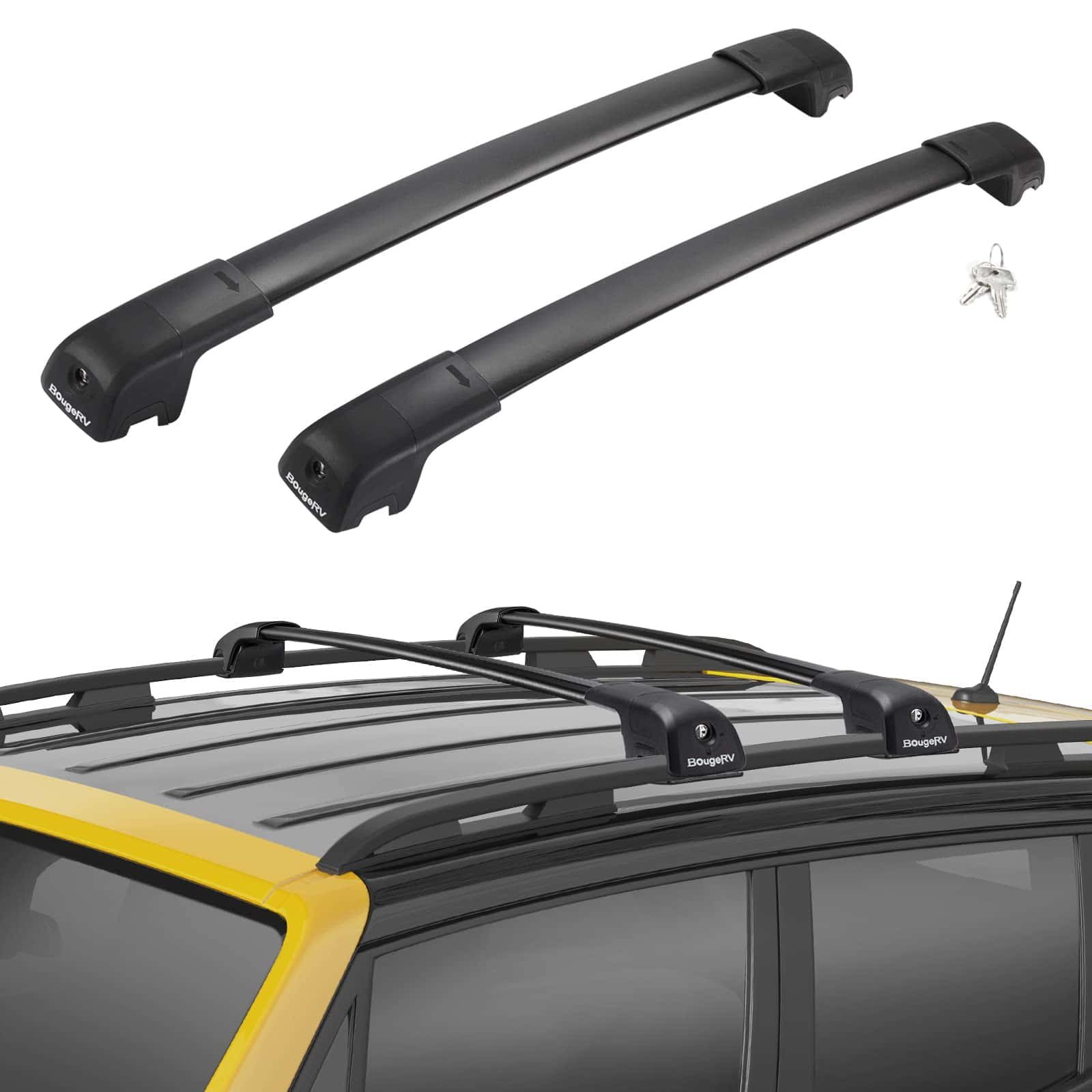 Barras Cruzadas de Techo Bloqueables BougeRV Compatible con - Imagen 9