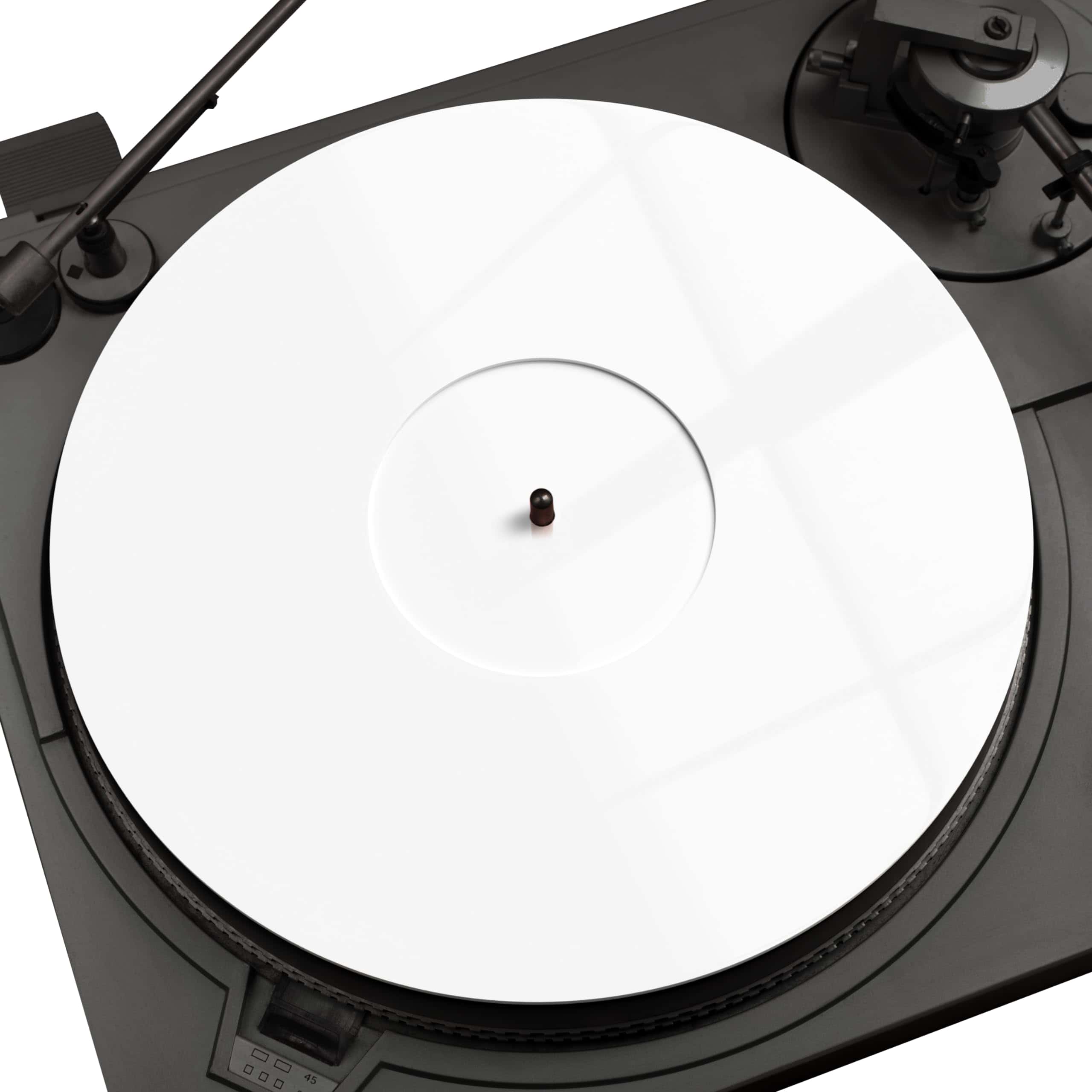 PRO SPIN Tapete de Tocadiscos de Acrílico Blanco - Tapete