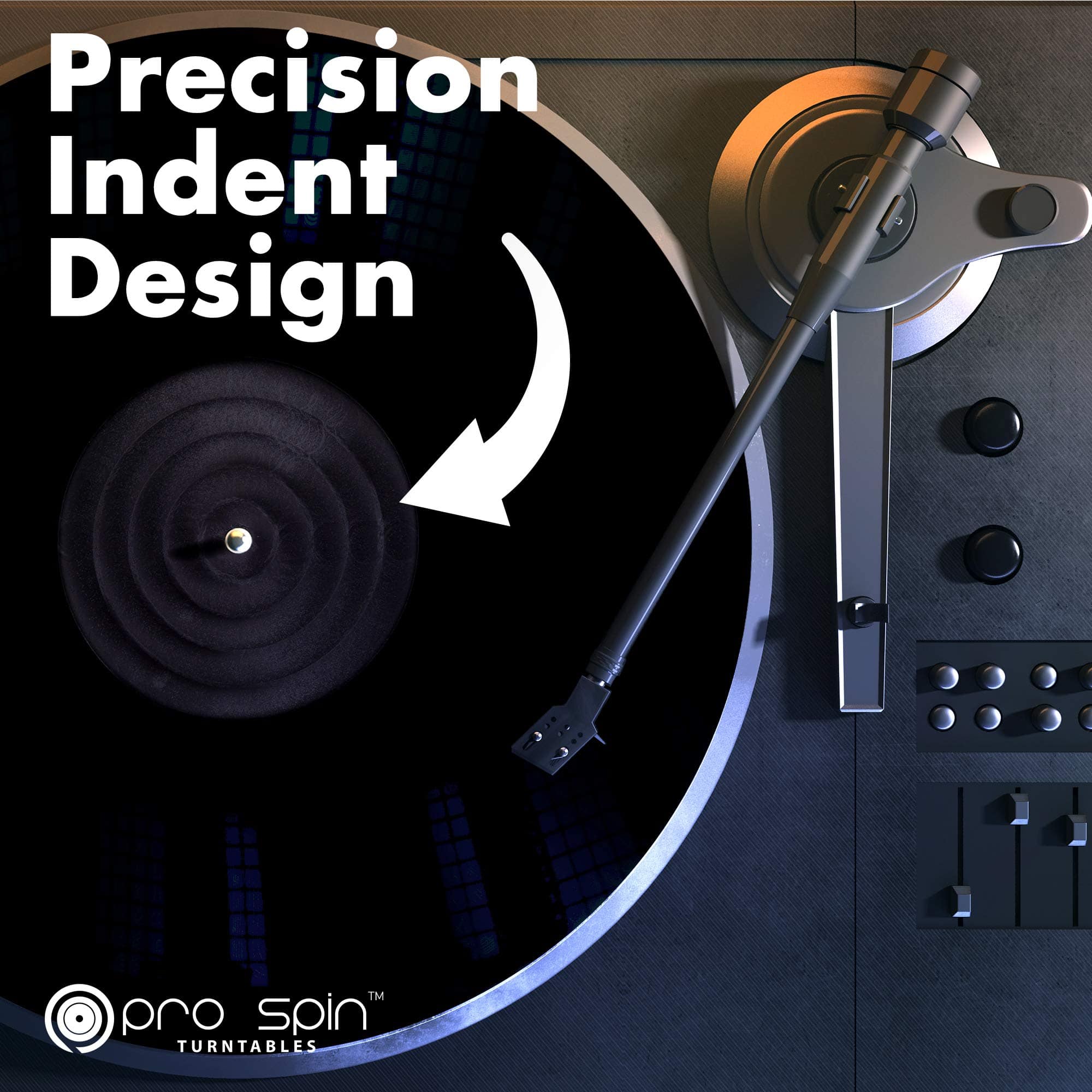 PRO SPIN Tapete Giratorio de Acrílico Negro - Tapete - Imagen 5