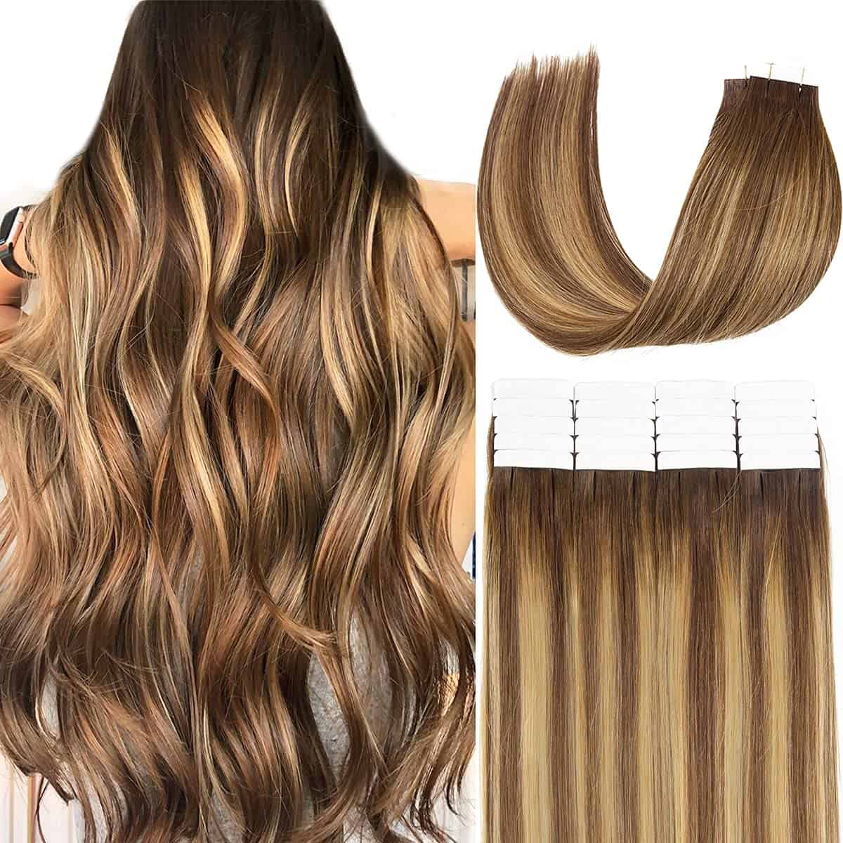 Extensiones de Cabello con Cinta de Loxxy Pelo Humano