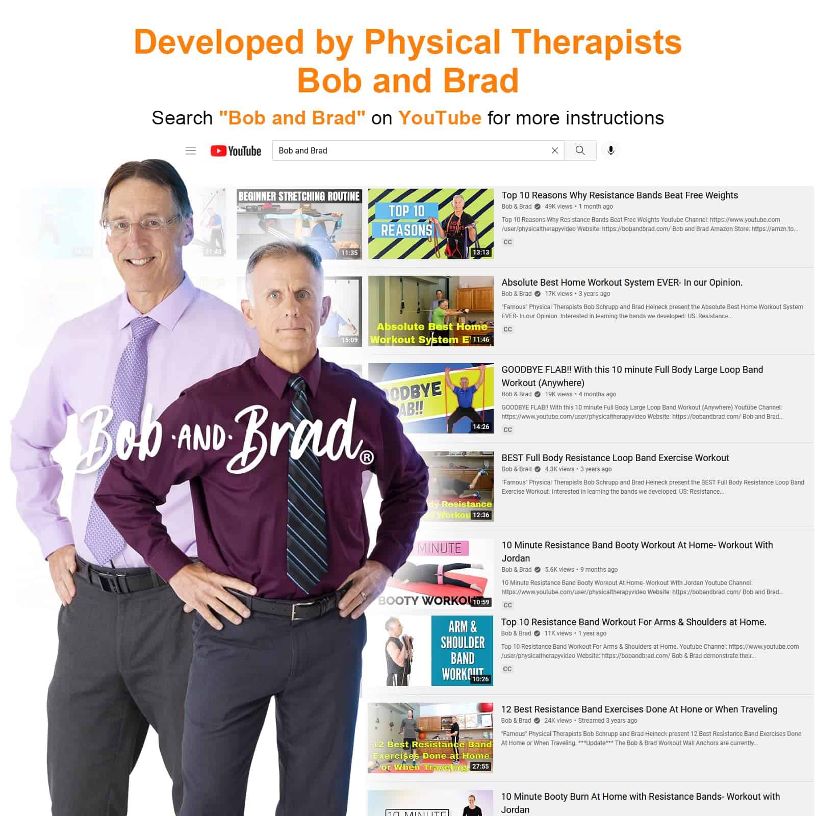 Juego de Bandas de Resistencia BOB AND BRAD, Juego de - Imagen 3