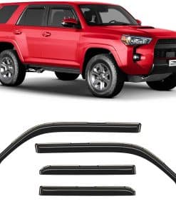 Voron Glass Deflectores de lluvia extra -Negro