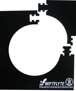 SWIFTFLYTE N.D.F.C 28 pulgadas Protector de Dardos Cuadrado