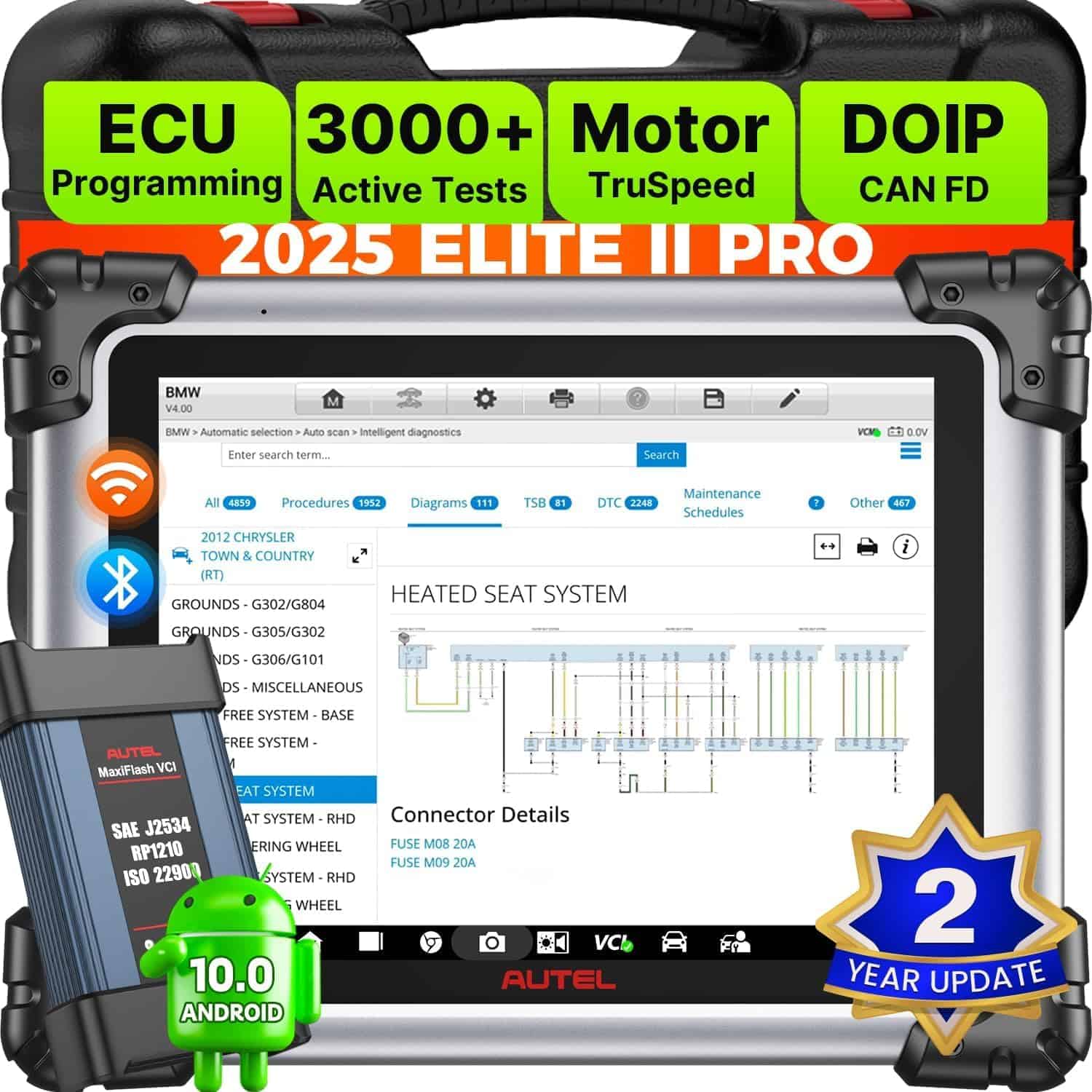 Autel MaxiSys Elite II PRO 2025, Actualización gratuita de