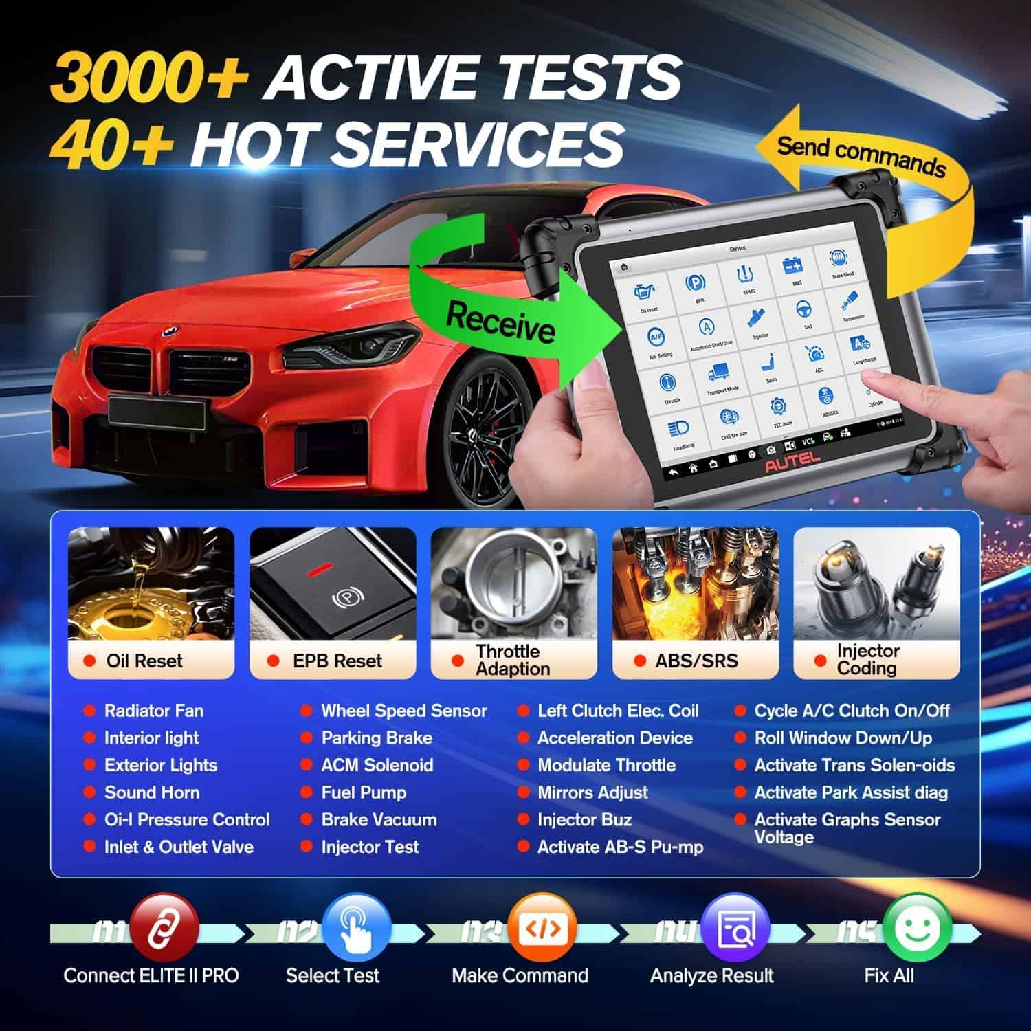 Autel MaxiSys Elite II PRO 2025, Actualización gratuita de - Imagen 5