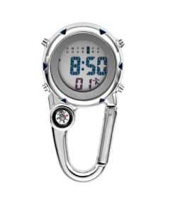 Reloj de bolsillo digital con clip ZOVEDAIUG para hombres