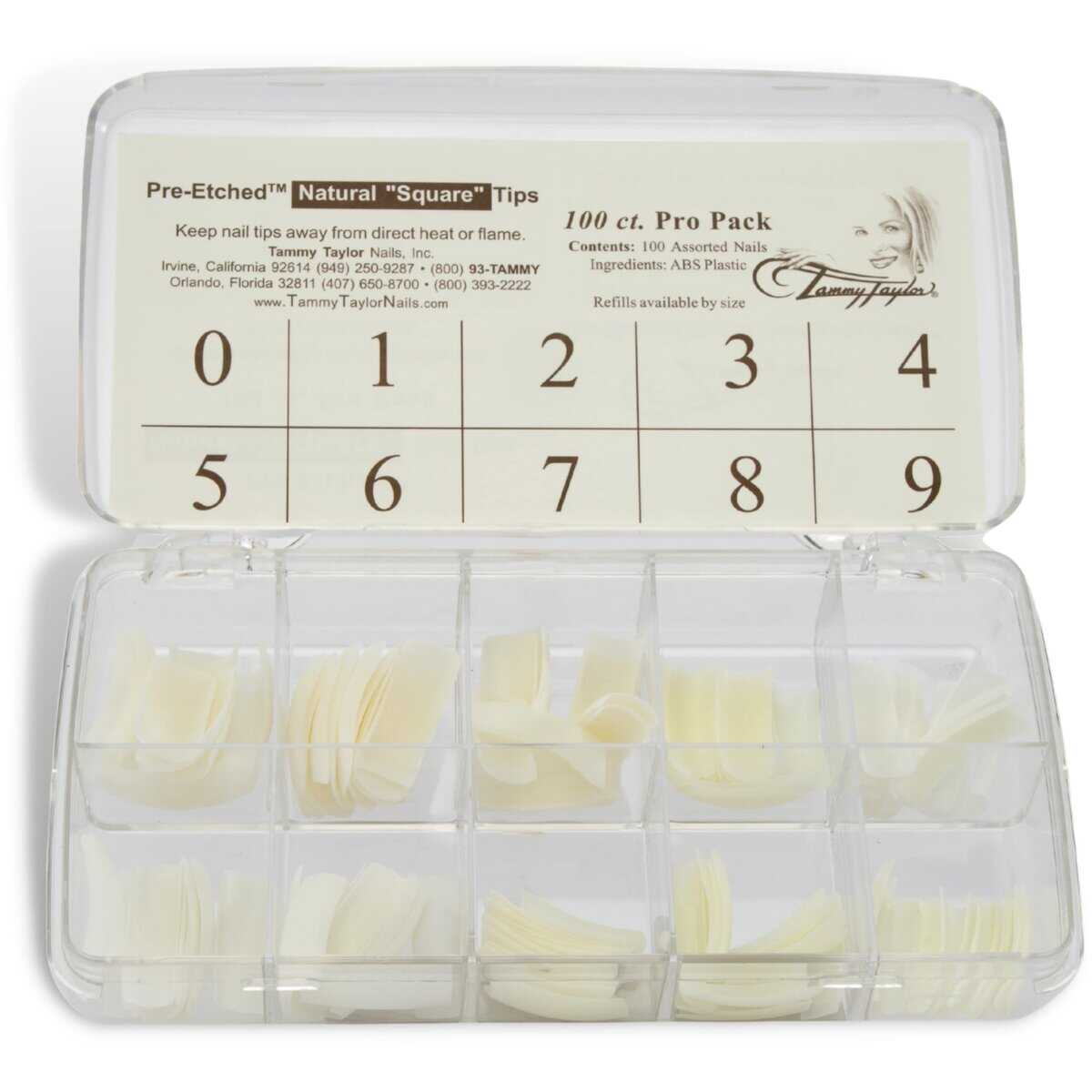 Extensiones de Uñas Cuadradas Naturales Tammy Taylor |