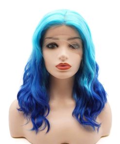 Pelucas Sintéticas Cortas de Encaje Frontal Meiyite Hair