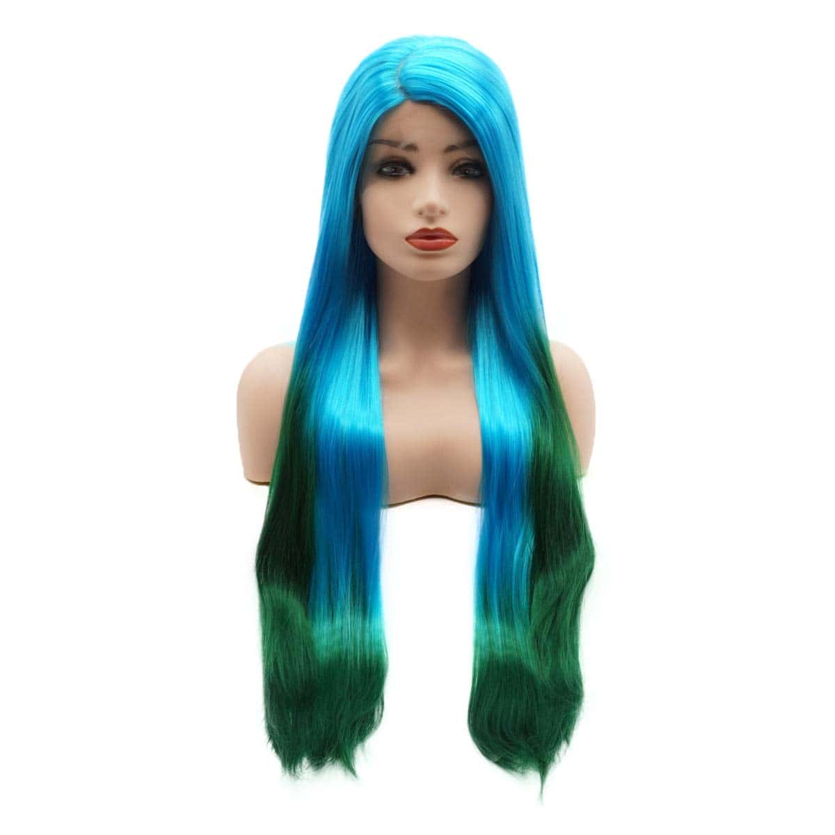 Pelucas de Encaje Sintético Realista de Densidad Pesada,