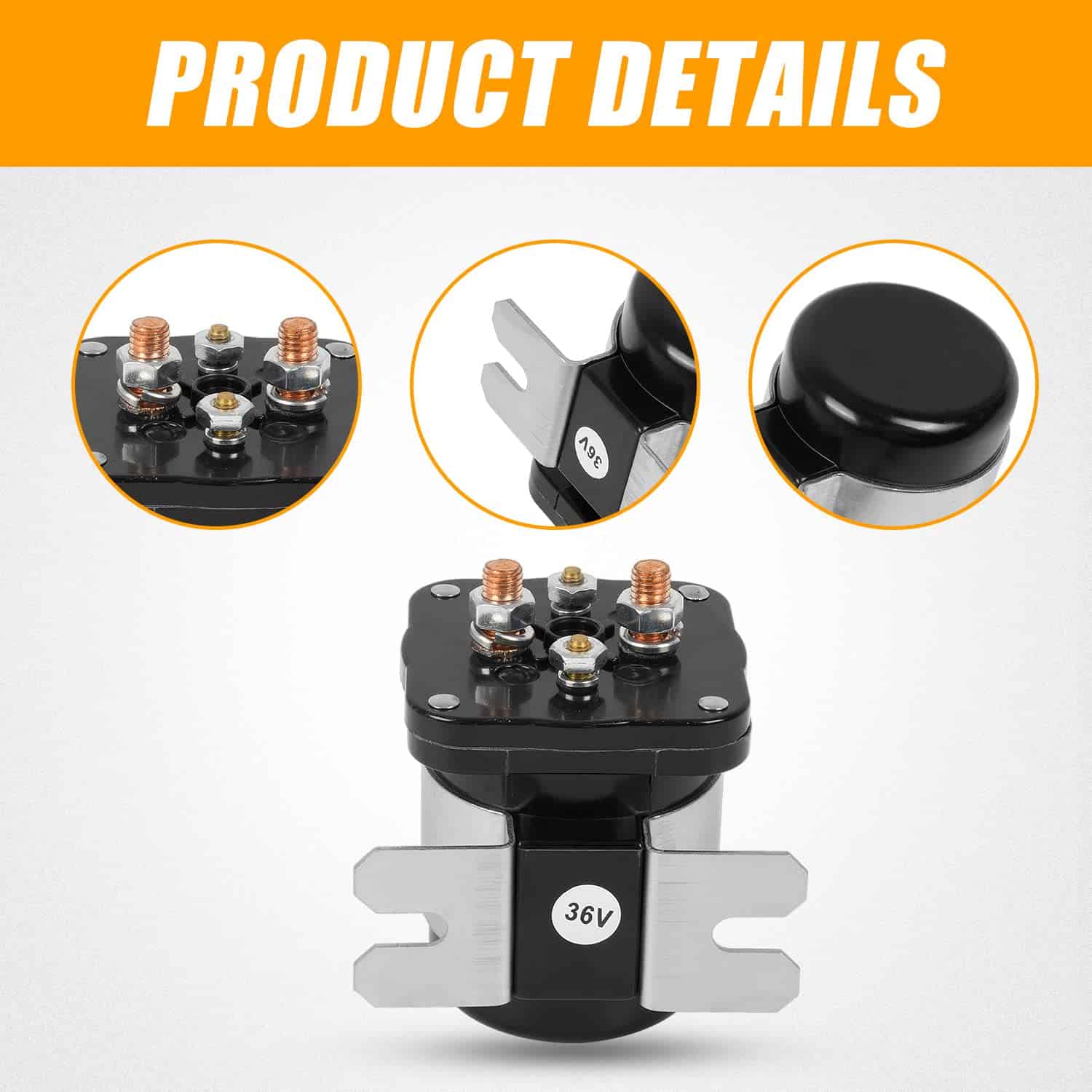 RANSOTO 36V 4 terminal Solenoid Compatible con 1989 - UP - Imagen 3