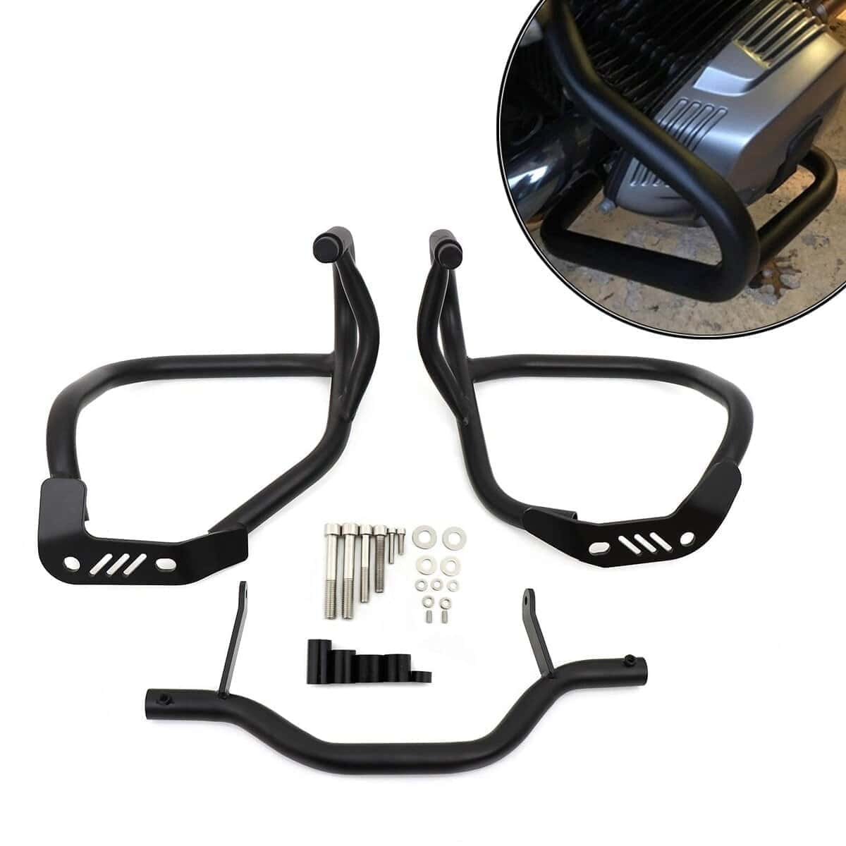 Worldmotop Highway Crash Bars Engine Guard Bumper Protector - Imagen 5