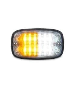 Luz de Advertencia LED Ámbar/Blanco, PC, 3/32" L.