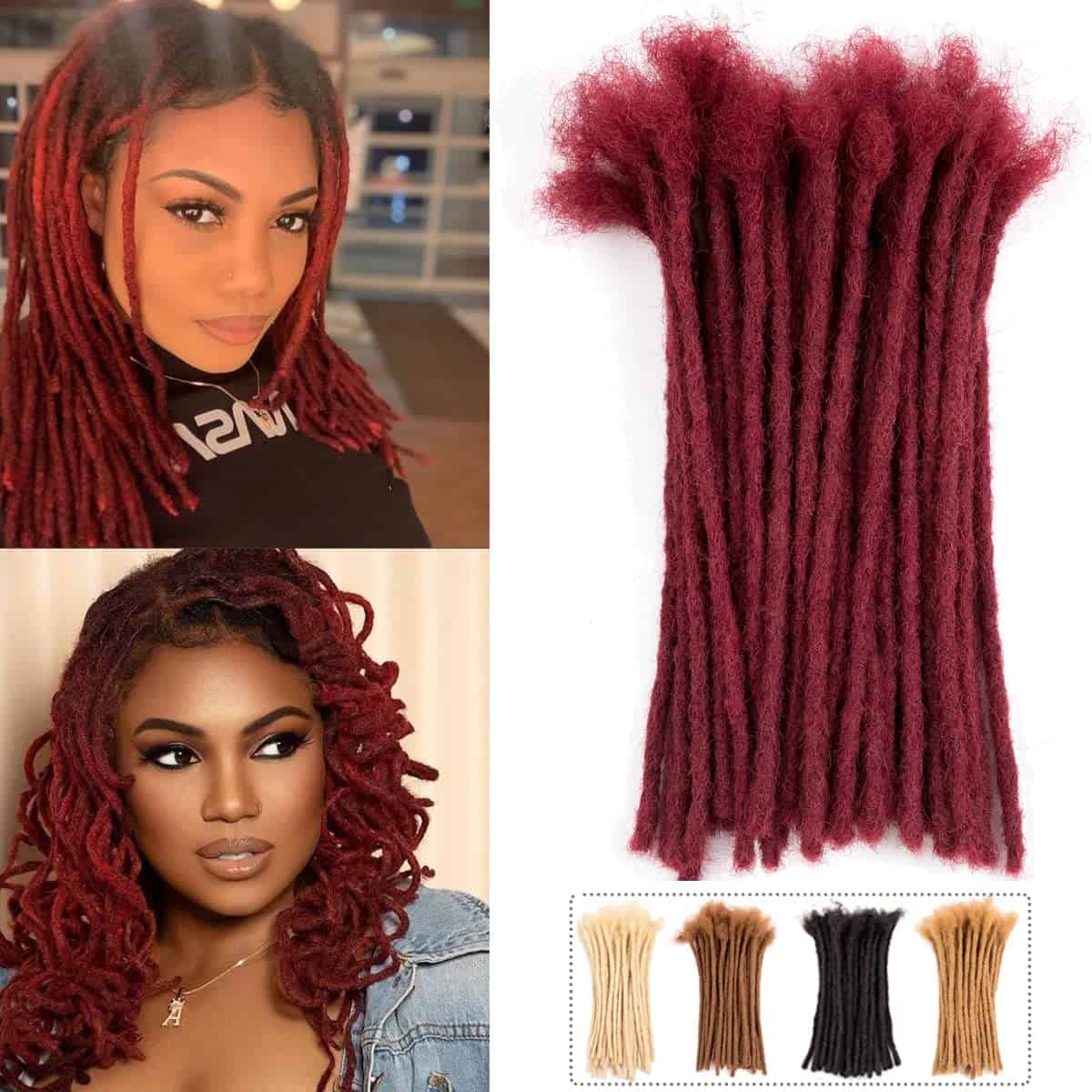 Extensiones de Dreadlock de Cabello Humano 100% Teresa 8