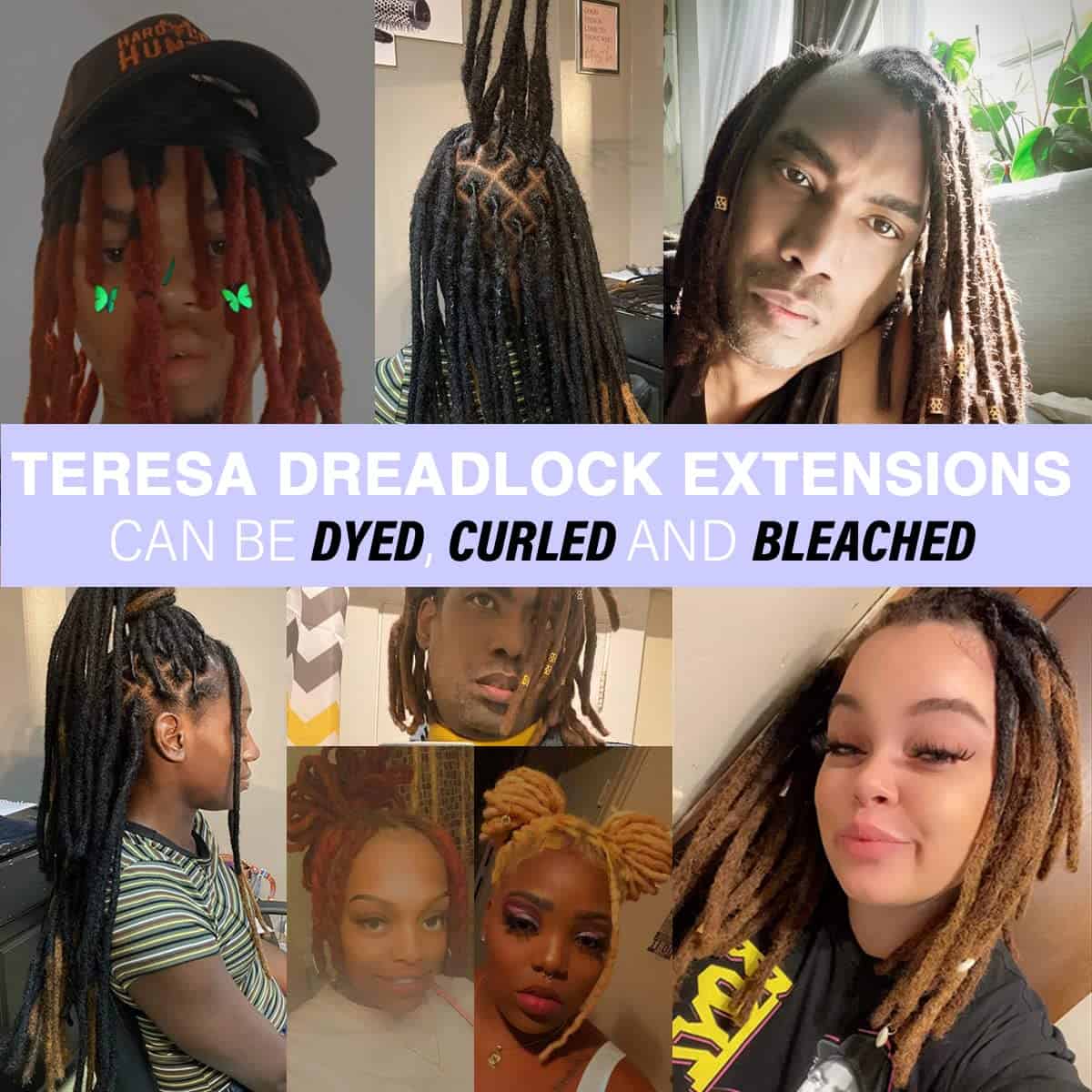 Extensiones de Dreads de Cabello Humano 100% para - Imagen 7