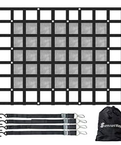 Red de carga pesada Surmountway con malla (72" x 57"),