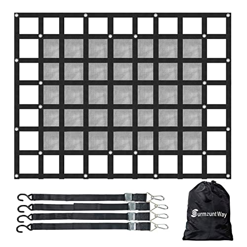 Red de carga pesada Surmountway con malla (72" x 57"),