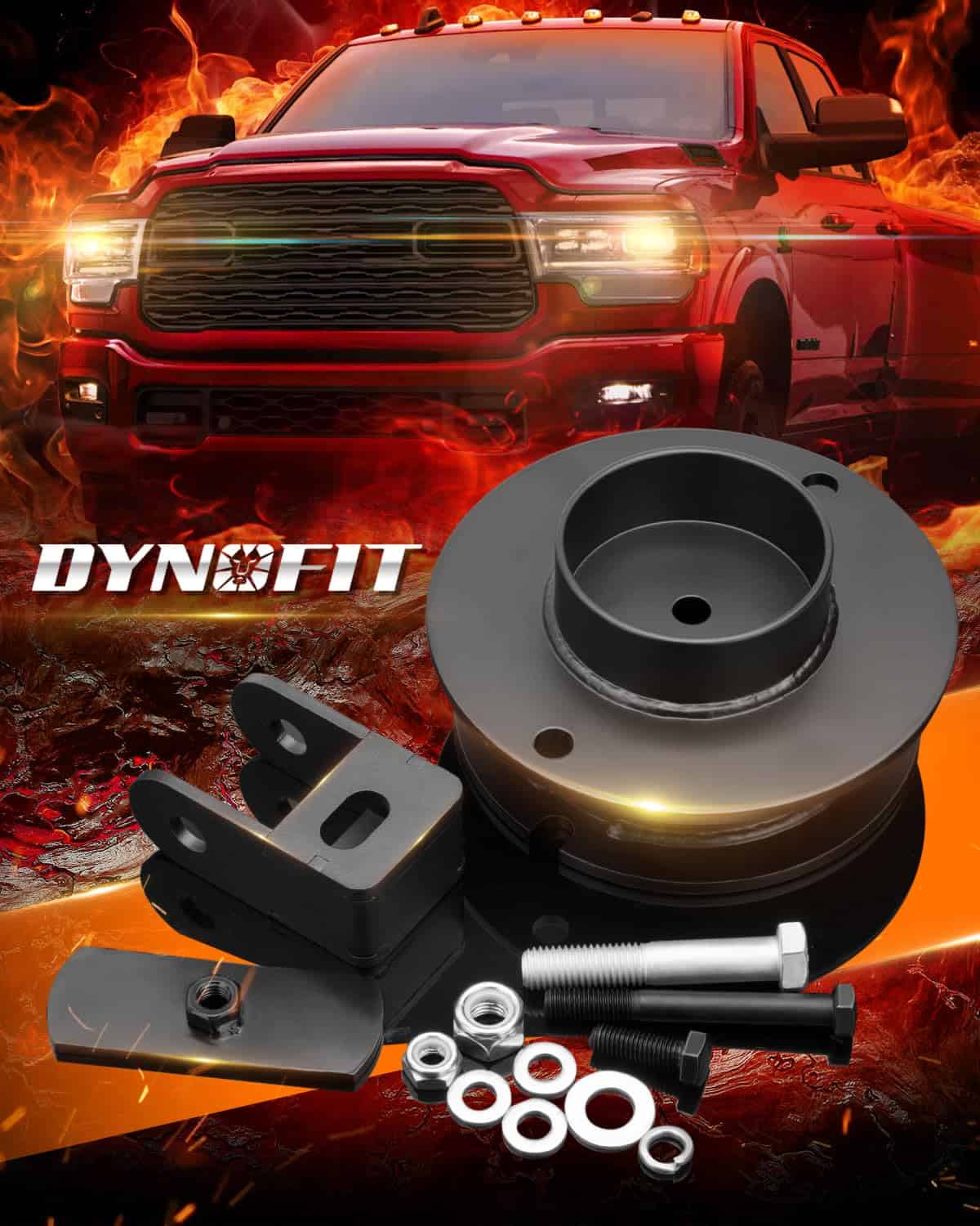 Kit de elevación delantero de 2" para Ram 2500 4WD - Imagen 3