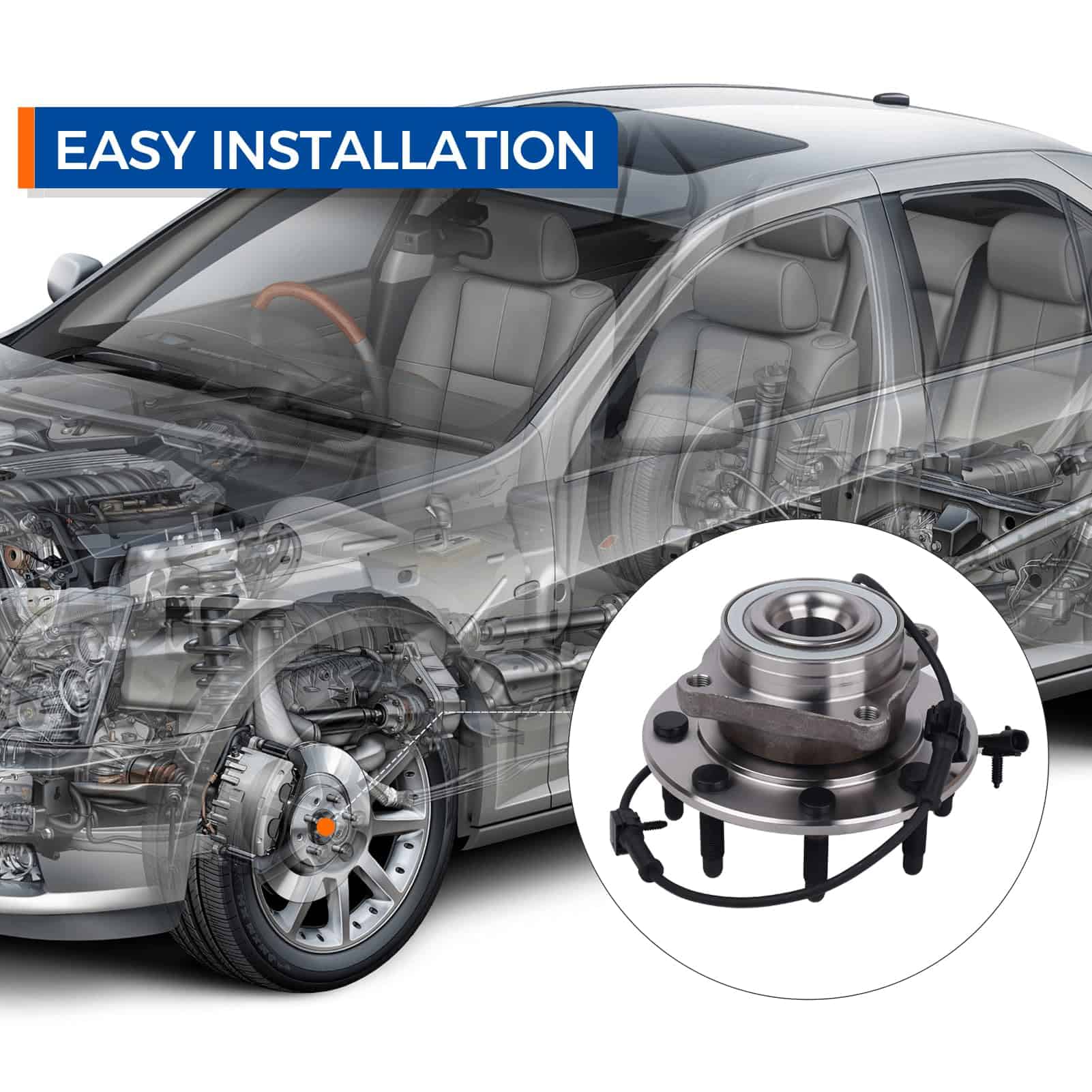 MACEL 515058 Ensamble de Cojinetes y Cubo de Rueda - Imagen 4