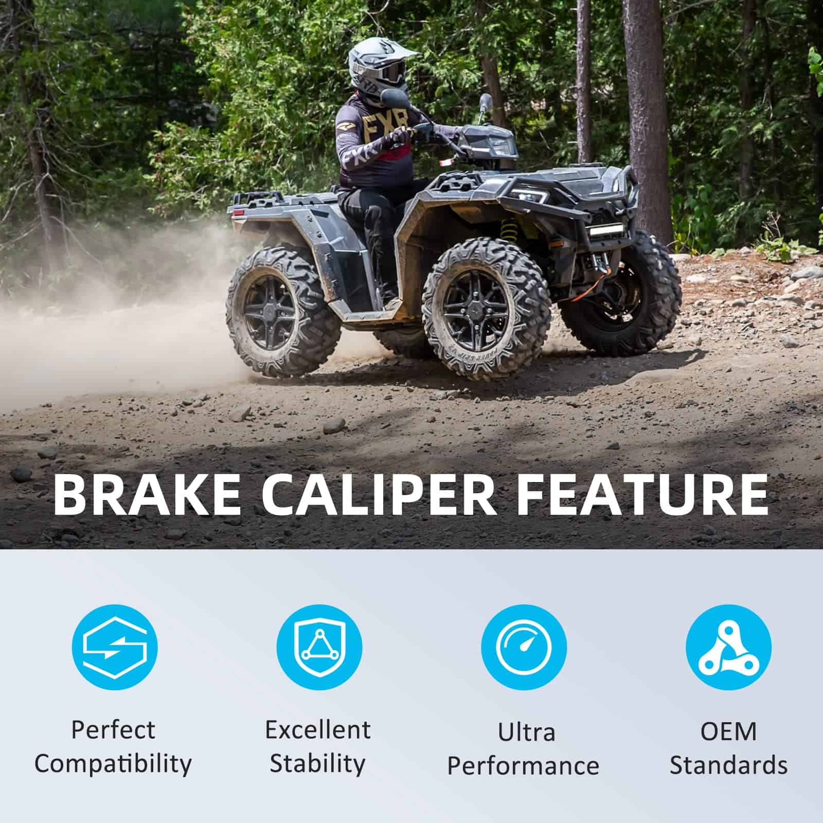 Conjunto de Pinza de Freno Trasera Izquierda Derecha para - Imagen 6