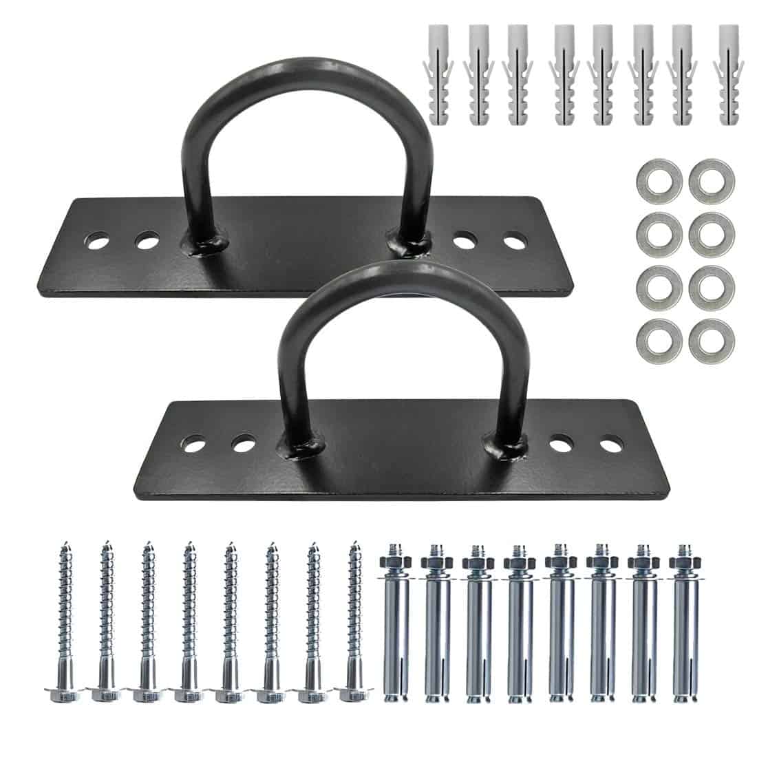 Kit de Anclaje para Cuerdas de Batalla, 2 Sets de Anclaje