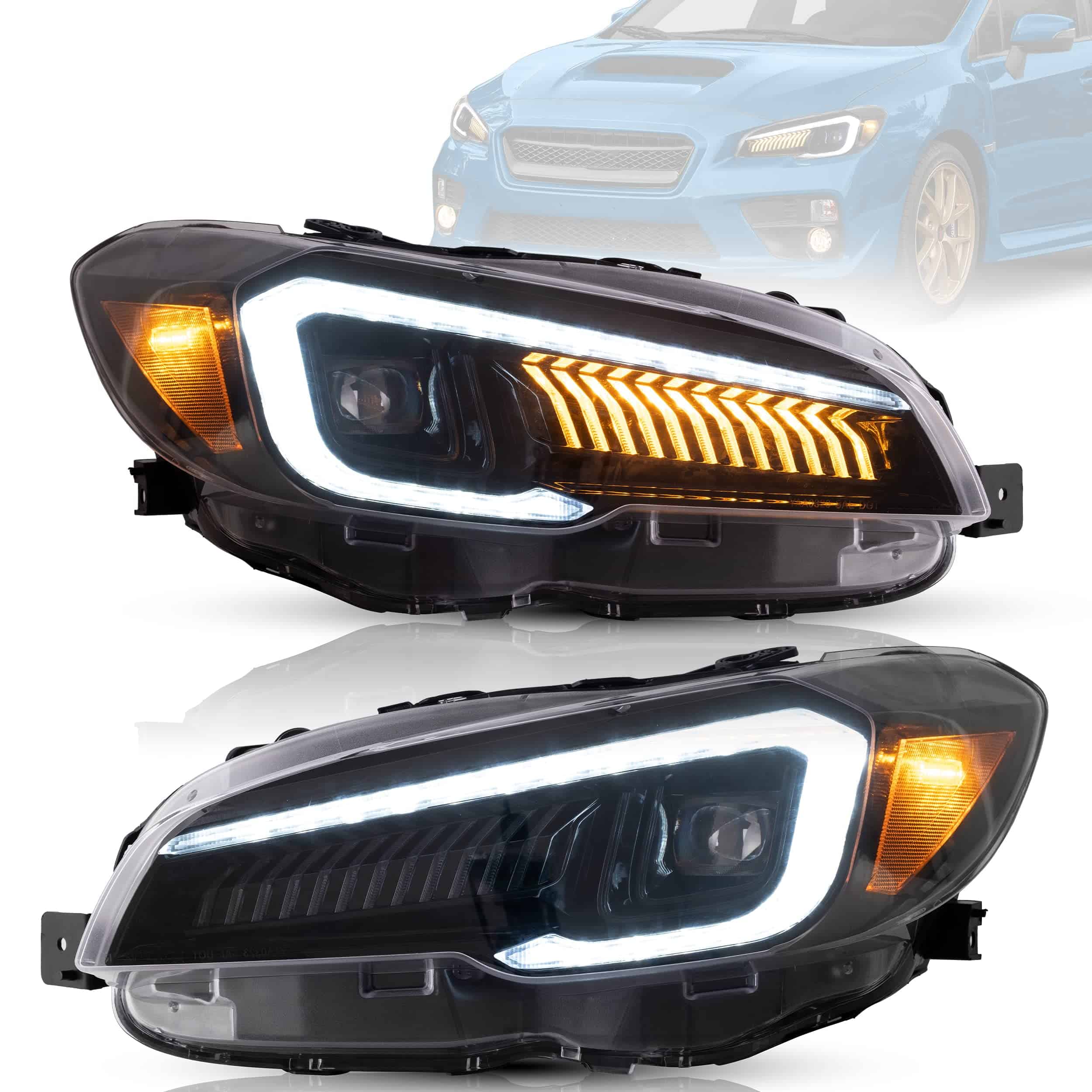 Ensamblaje de Faros VLAND para Subaru WRX STI 2015-2021,