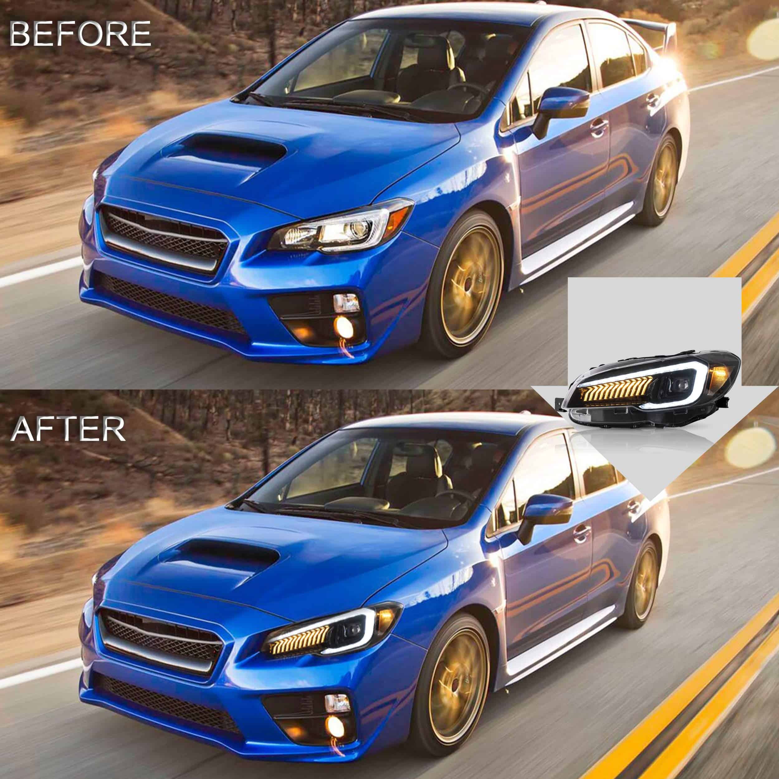 Ensamblaje de Faros VLAND para Subaru WRX STI 2015-2021, - Imagen 6