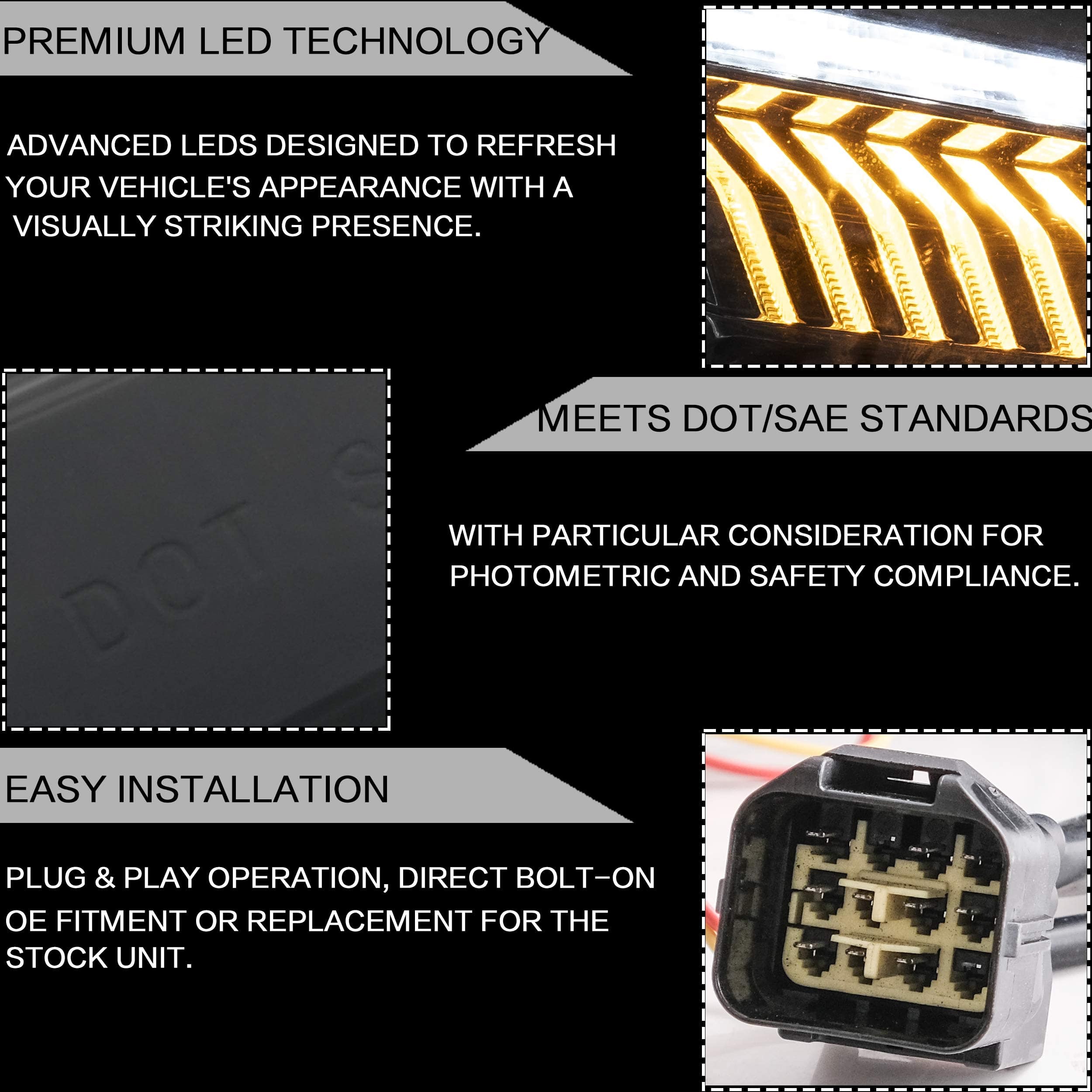 Ensamblaje de Faros VLAND para Subaru WRX STI 2015-2021, - Imagen 7